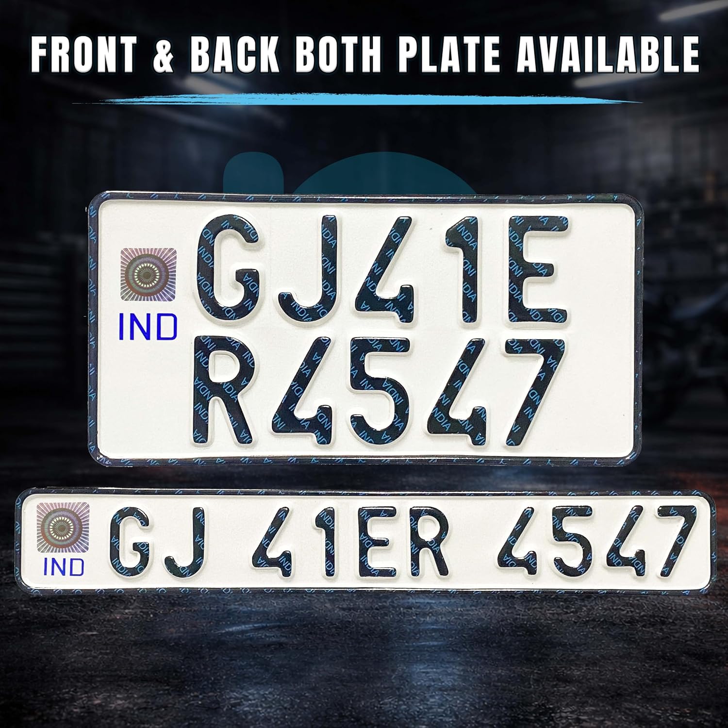 Front and Back Plate